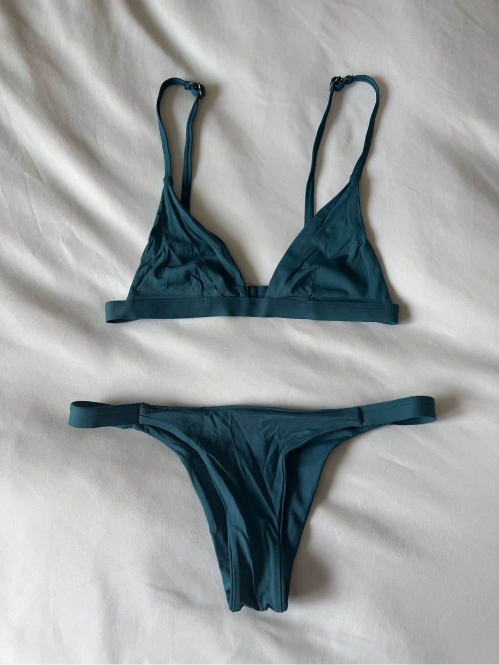 Vitamin A Blue Triangle Bikini Set